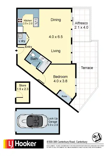 Floorplan of Homely apartment listing, 8/300-306 Canterbury Road, Canterbury NSW 2193