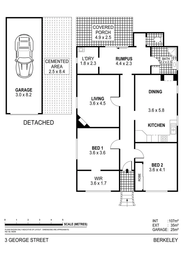 Floorplan of Homely house listing, 3 George Street, Berkeley NSW 2506