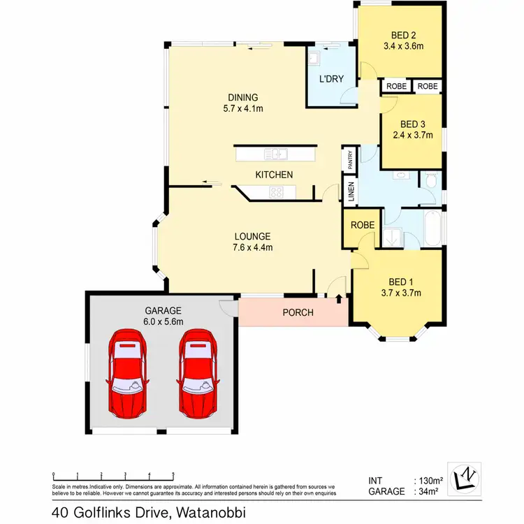 Floorplan of Homely house listing, 40 Golflinks Drive, Watanobbi NSW 2259