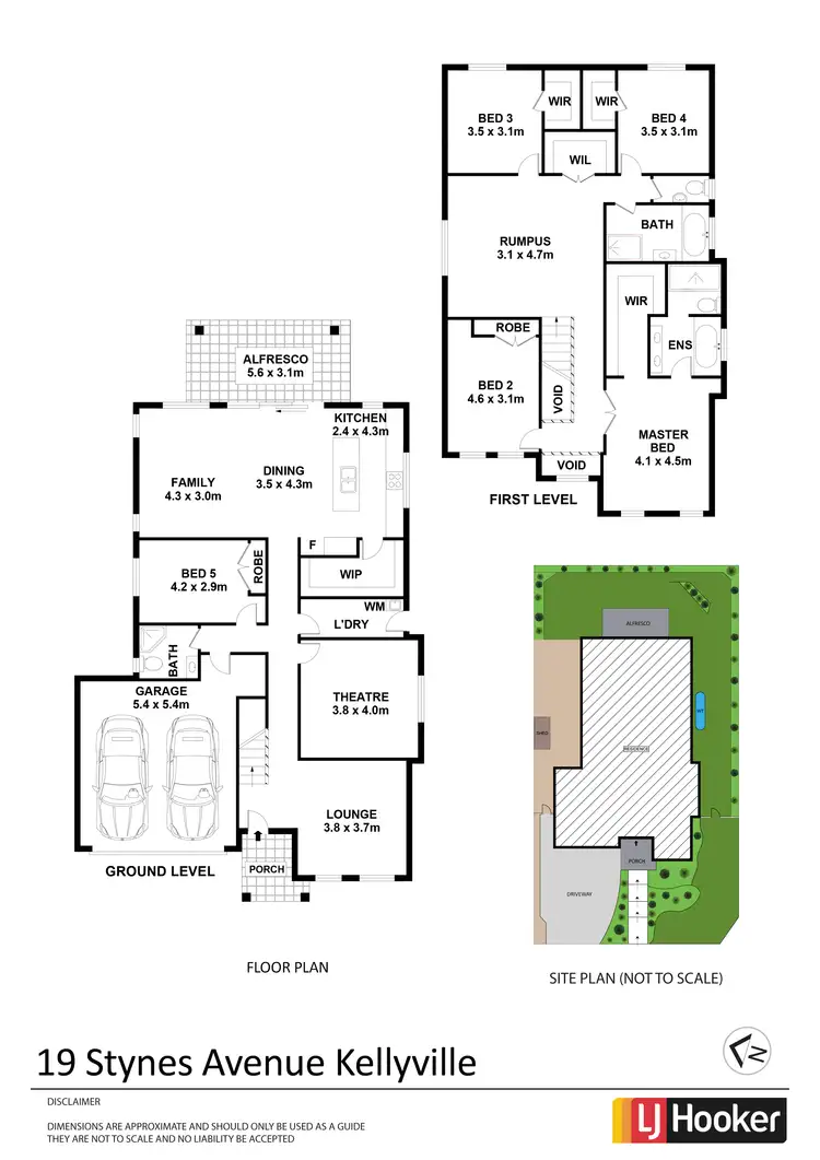 Floorplan of Homely house listing, 19 Stynes Avenue, Kellyville NSW 2155