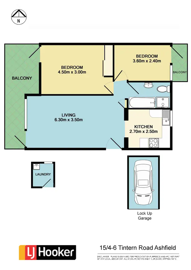 Floorplan of Homely unit listing, 15/4-6 Tintern Road, Ashfield NSW 2131