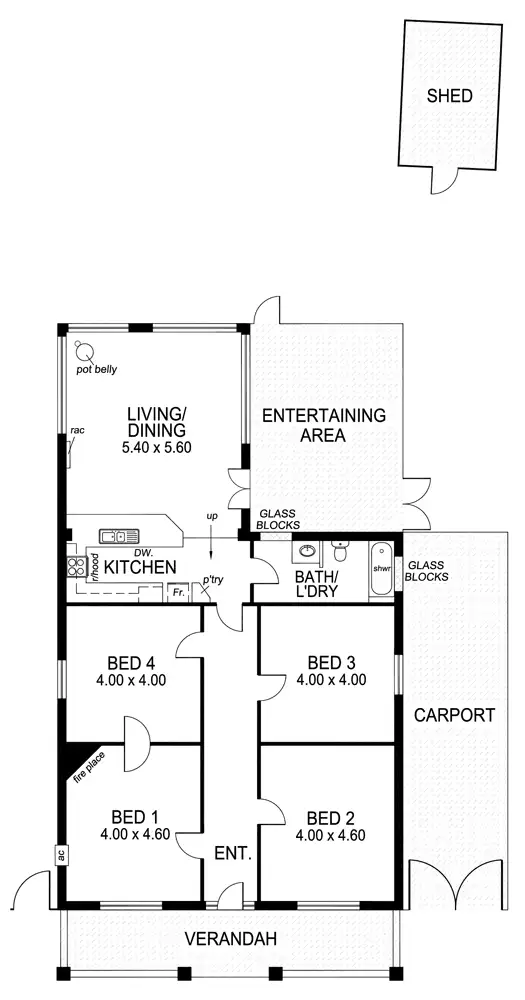 Floorplan of Homely house listing, 15 Charles Street, Plympton SA 5038