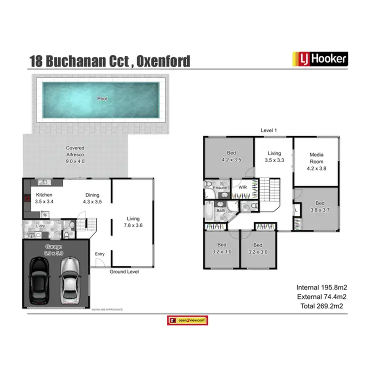 Floorplan of Homely house listing, 18 Buchanan Circuit, Oxenford QLD 4210