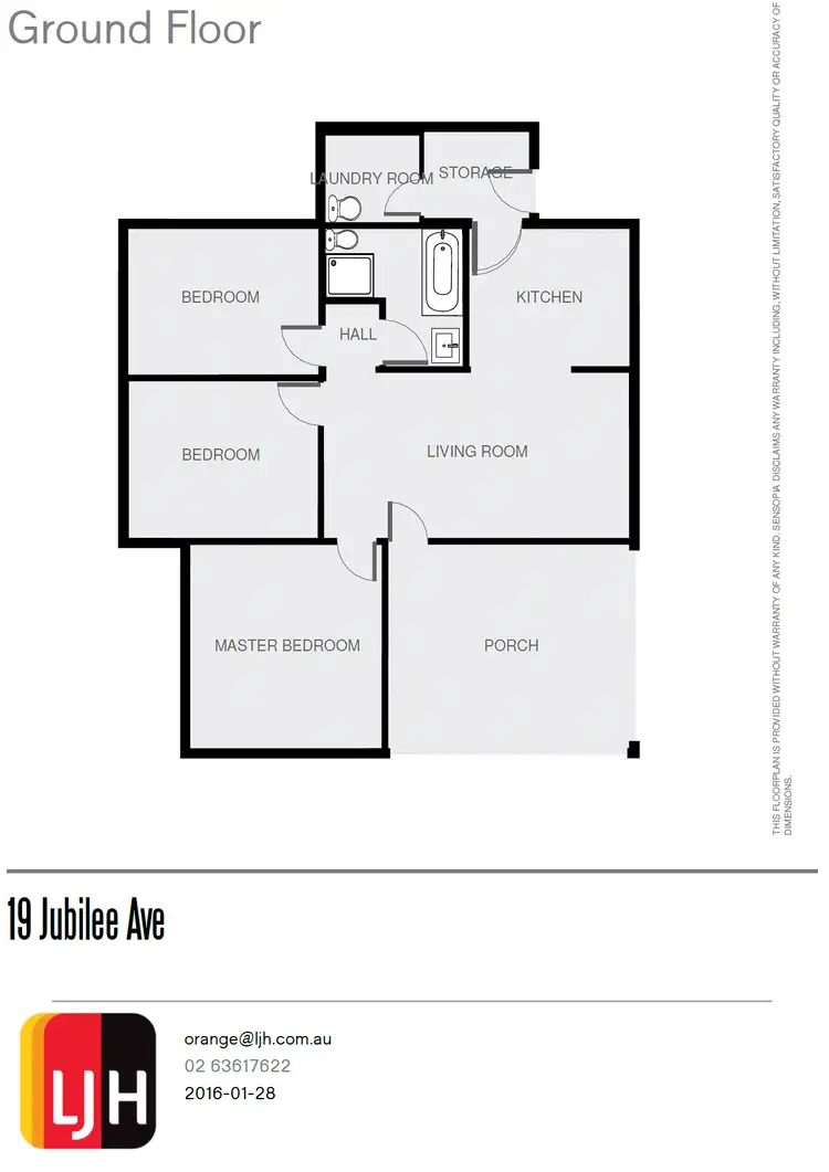 Floorplan of Homely house listing, 19 Jubilee Avenue, Orange NSW 2800