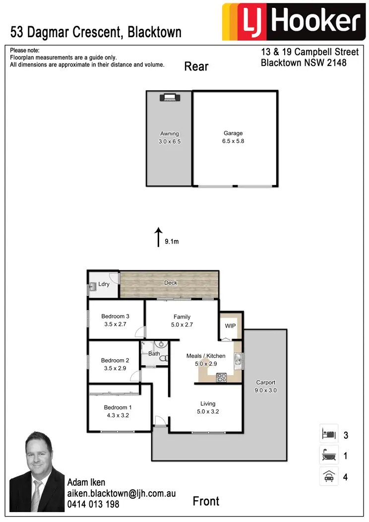 Floorplan of Homely house listing, 53 Dagmar Crescent, Blacktown NSW 2148
