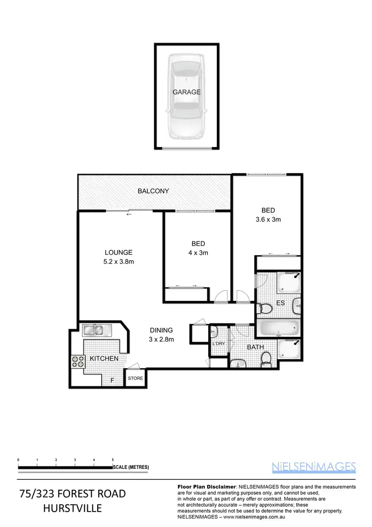 Floorplan of Homely unit listing, 73/323 Forest Road, Hurstville NSW 2220