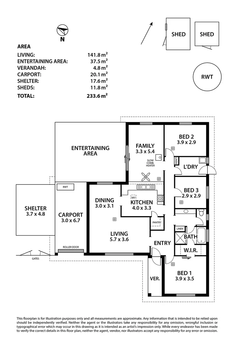 Floorplan of Homely house listing, 22 Berry Smith Drive, Strathalbyn SA 5255