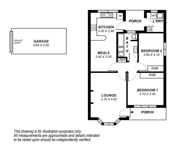 Floorplan of Homely unit listing, 4/1 View Street, Glen Osmond SA 5064