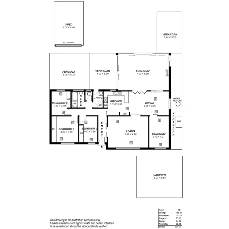 Floorplan of Homely house listing, 13 Namatjira Avenue, Hope Valley SA 5090