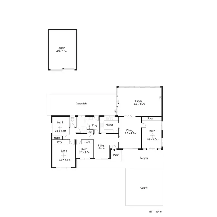 Floorplan of Homely house listing, 16 Hollins Street, Old Noarlunga SA 5168