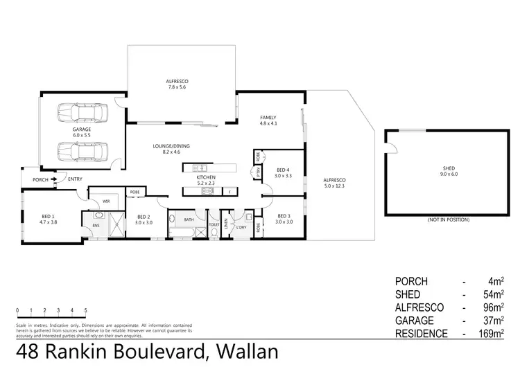 Floorplan of Homely house listing, 48 Rankin Boulevard, Wallan VIC 3756