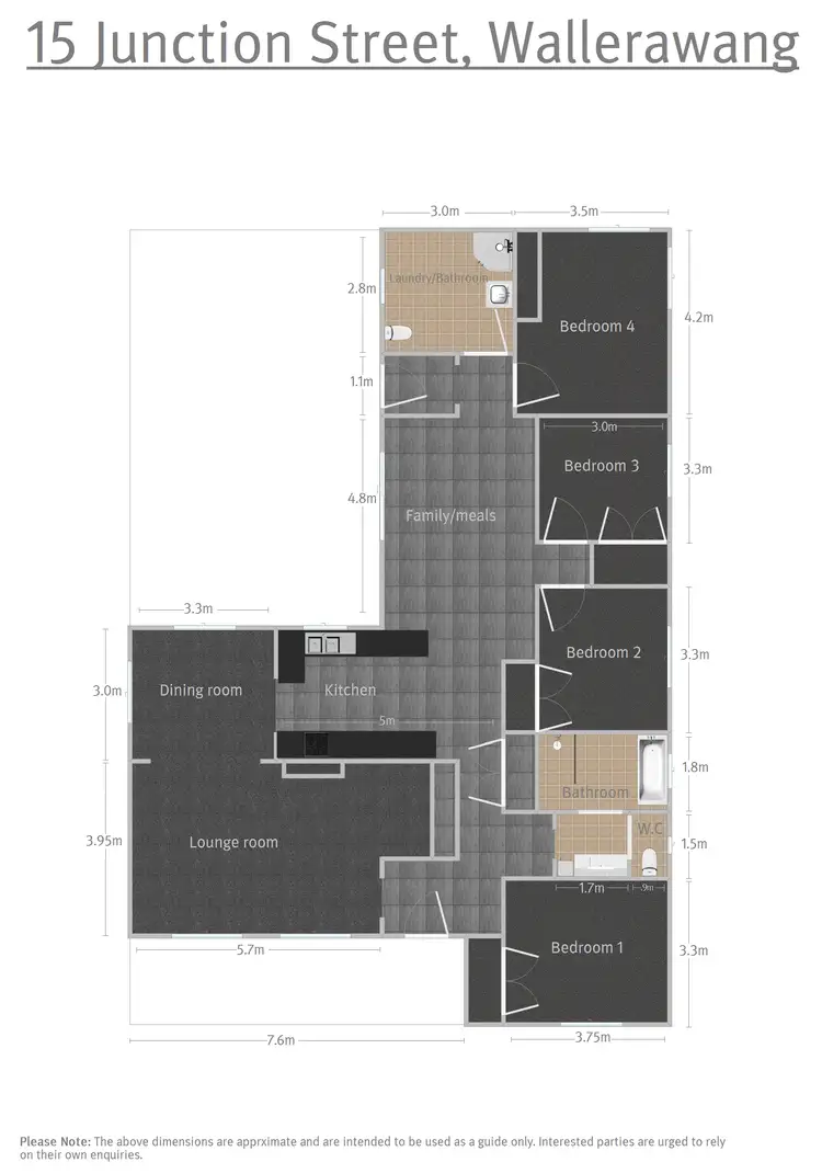 Floorplan of Homely house listing, 15 Junction Street, Wallerawang NSW 2845