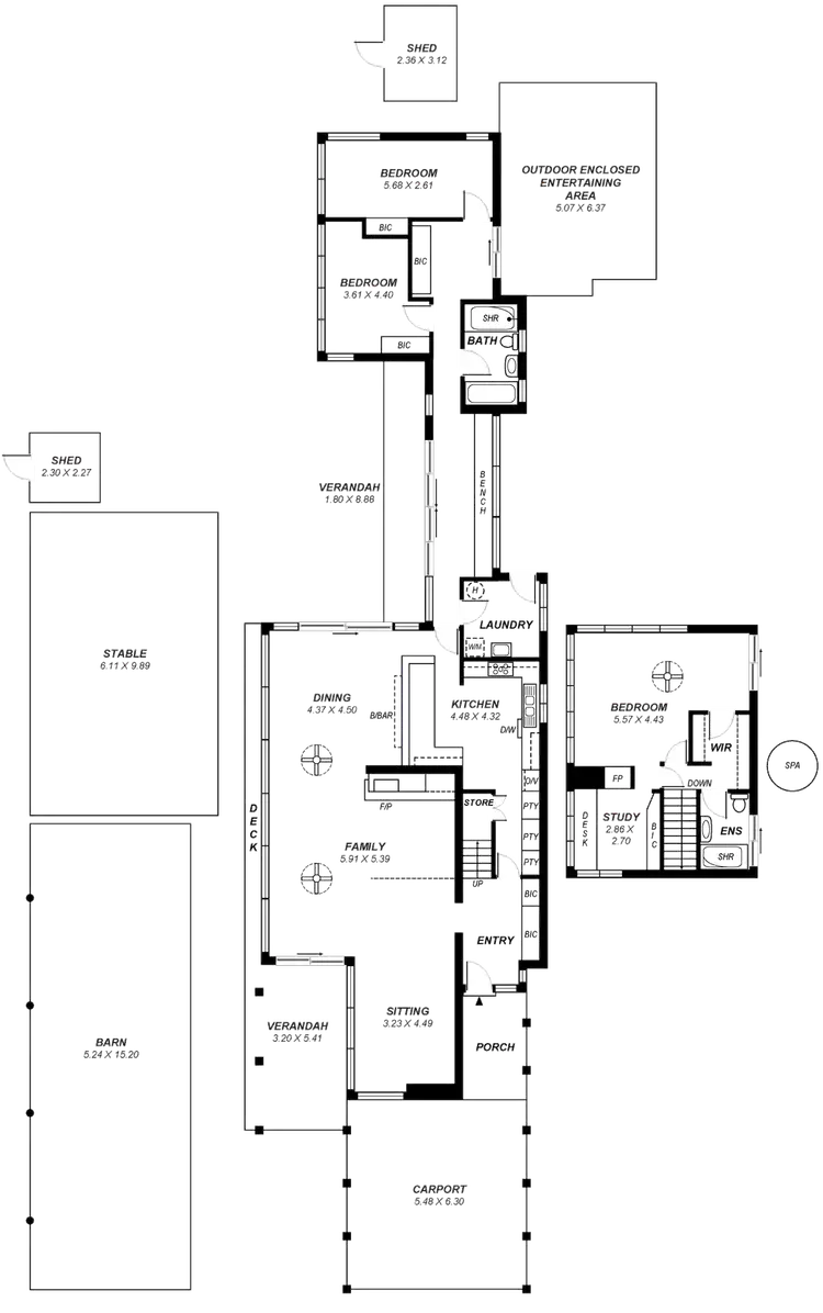 Floorplan of Homely house listing, 63 Stonyfell Road, Stonyfell SA 5066