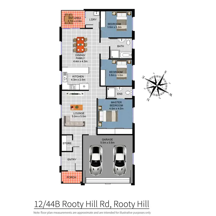 Floorplan of Homely house listing, 12/44B Rooty Hill Road South, Rooty Hill NSW 2766