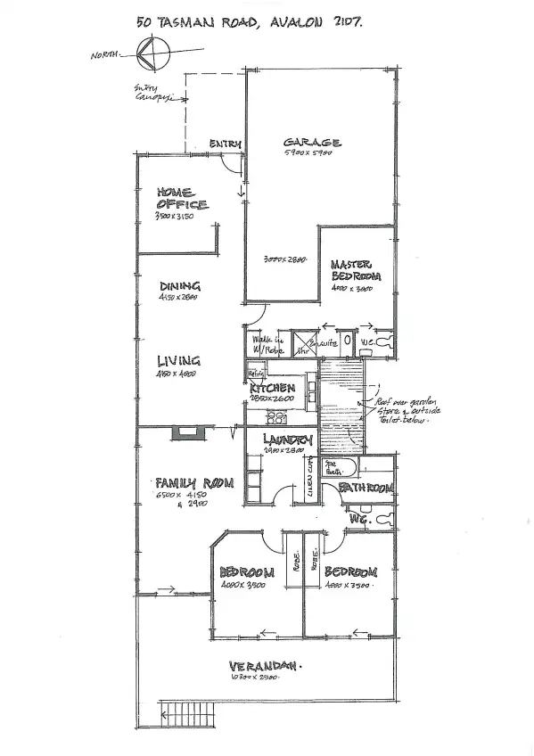 Floorplan of Homely house listing, 50 Tasman Road, Avalon Beach NSW 2107