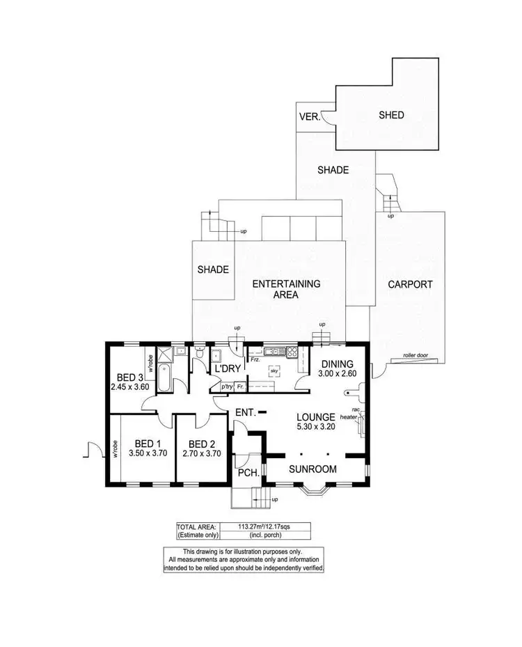 Floorplan of Homely house listing, 23 Owen Court, Christie Downs SA 5164