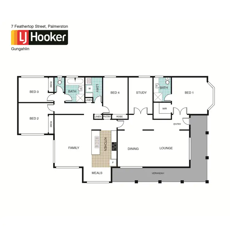 Floorplan of Homely house listing, 7 Feathertop Street, Palmerston ACT 2913