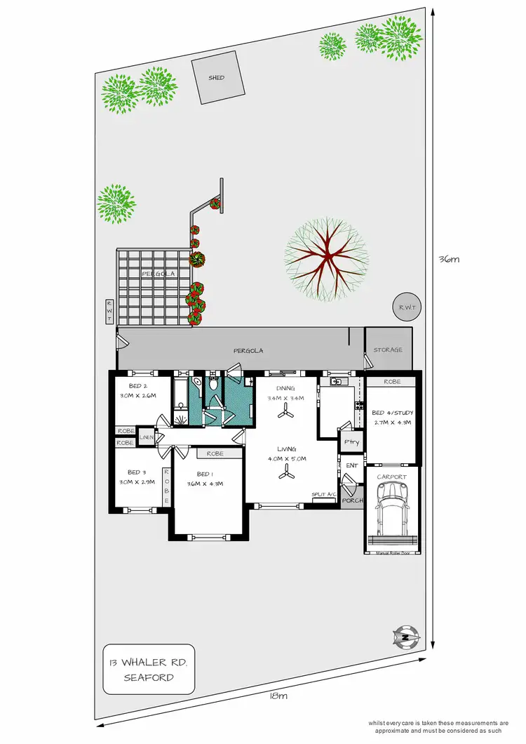 Floorplan of Homely house listing, 13 Whaler Road, Seaford SA 5169