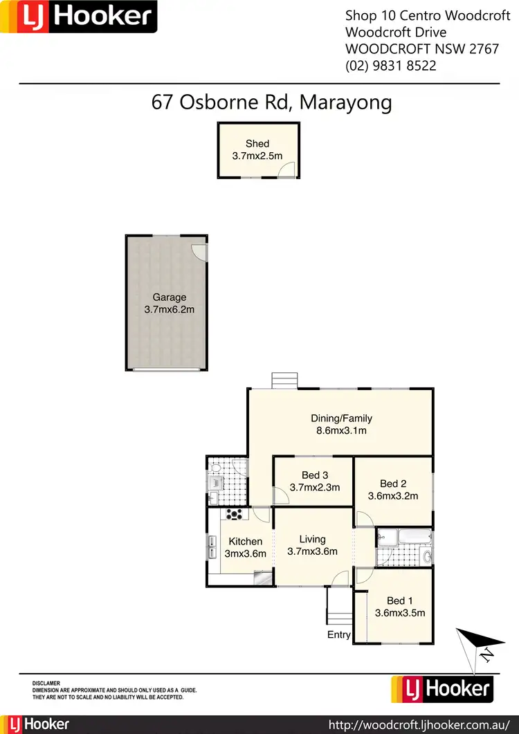 Floorplan of Homely house listing, 67 Osborne Road, Marayong NSW 2148