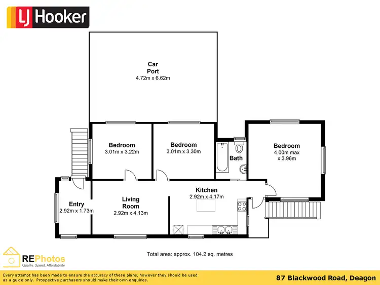 Floorplan of Homely house listing, 87 Blackwood Road, Deagon QLD 4017