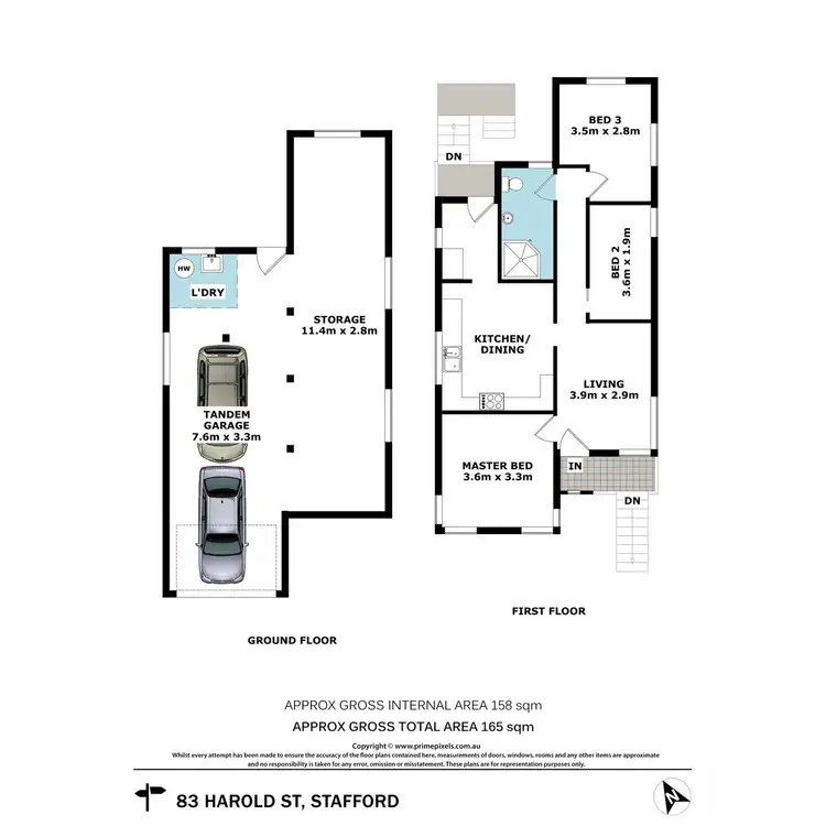 Floorplan of Homely house listing, 83 Harold Street, Stafford QLD 4053