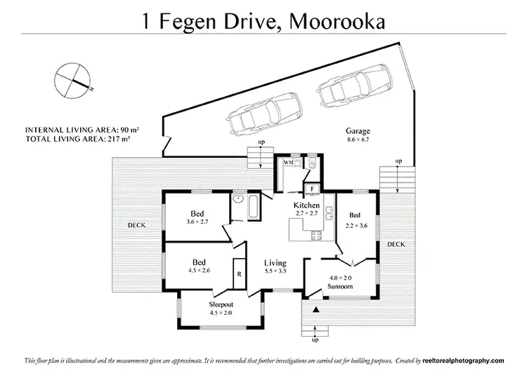 Floorplan of Homely house listing, 1 Fegen Drive, Moorooka QLD 4105