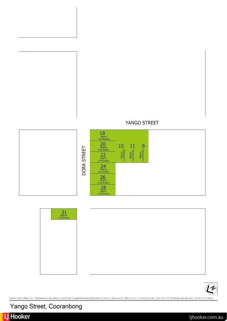 Floorplan of Homely land listing, 28 Dora Street, Cooranbong NSW 2265