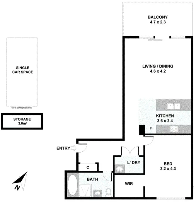 Floorplan of Homely apartment listing, 207/9 Hilts Road, Strathfield NSW 2135