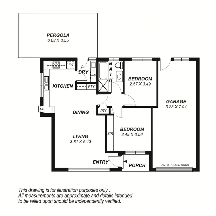Floorplan of Homely unit listing, 1/39 Esk Street, Woodville South SA 5011