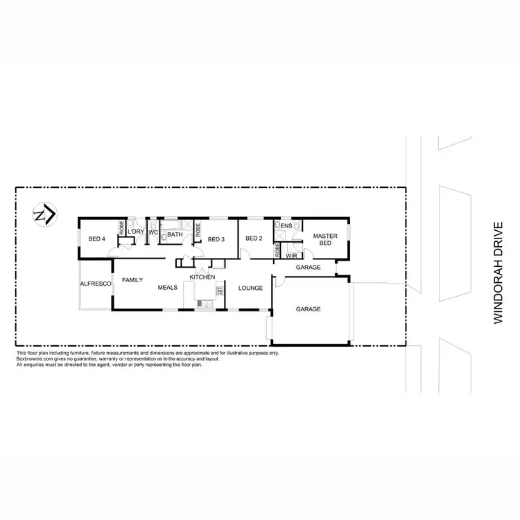 Floorplan of Homely house listing, 53 Windorah Drive, Point Cook VIC 3030