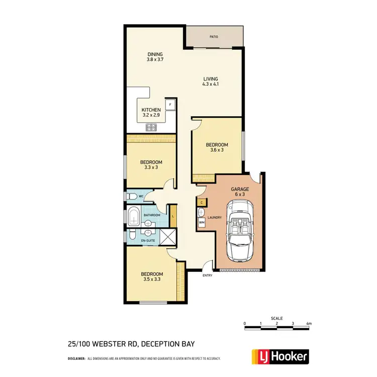 Floorplan of Homely townhouse listing, 25/100 Webster Road, Deception Bay QLD 4508