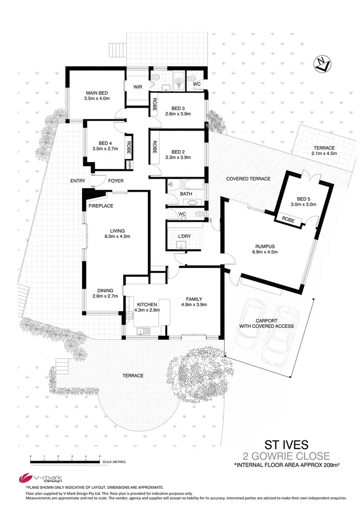 Floorplan of Homely house listing, 2 Gowrie Close, St Ives NSW 2075