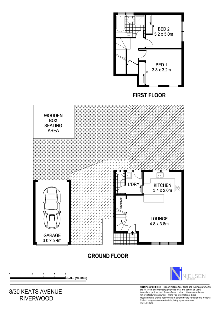 Floorplan of Homely townhouse listing, 8/30A Keats Avenue, Riverwood NSW 2210