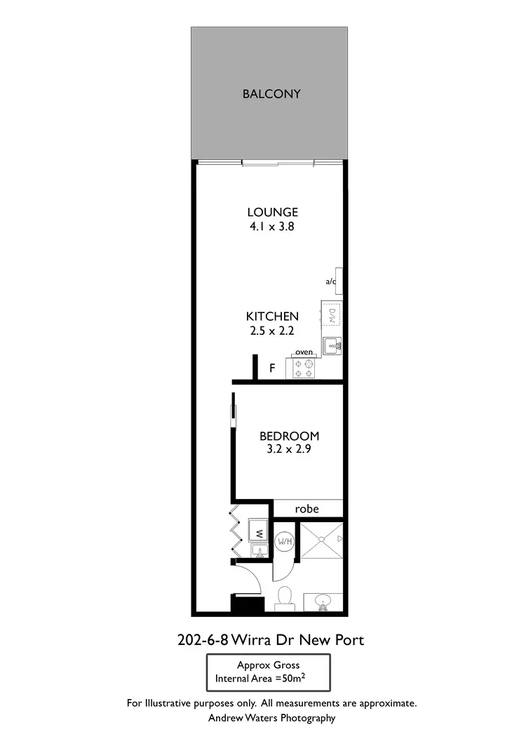 Floorplan of Homely unit listing, 202 6-8 Wirra Drive, Ethelton SA 5015