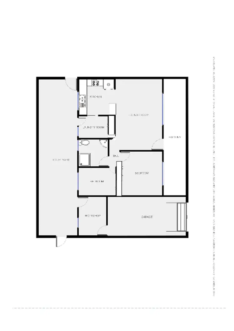 Floorplan of Homely unit listing, 1/16 Echuca Place, Cowra NSW 2794