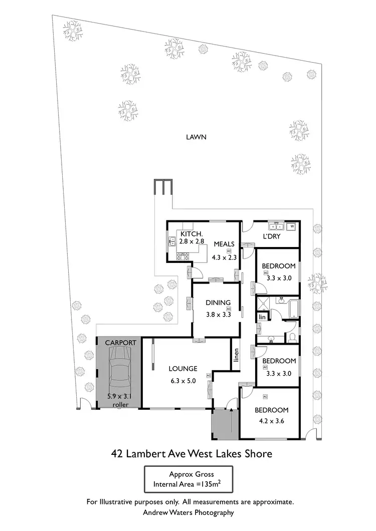 Floorplan of Homely house listing, 42 Lambert Avenue, West Lakes Shore SA 5020