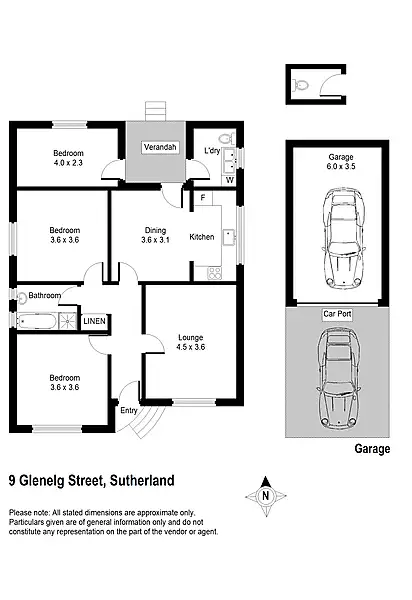 Floorplan of Homely house listing, 9 Glenelg Street, Sutherland NSW 2232