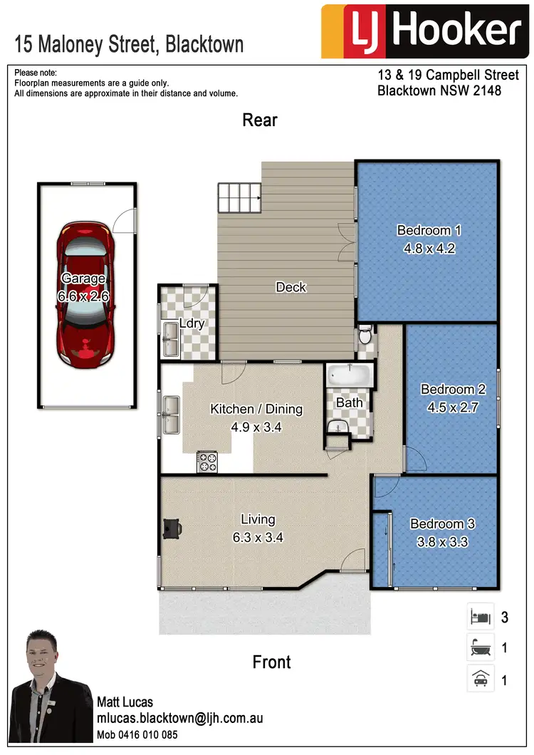 Floorplan of Homely house listing, 15 Maloney Street, Blacktown NSW 2148