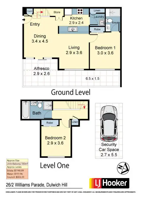 Floorplan of Homely house listing, 26/2 Williams Parade, Dulwich Hill NSW 2203