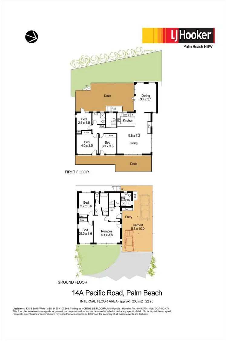 Floorplan of Homely house listing, 14a Pacific Road, Palm Beach NSW 2108