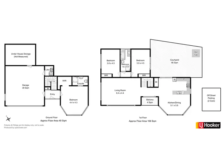 Floorplan of Homely unit listing, 2/265 Main Road, Austins Ferry TAS 7011