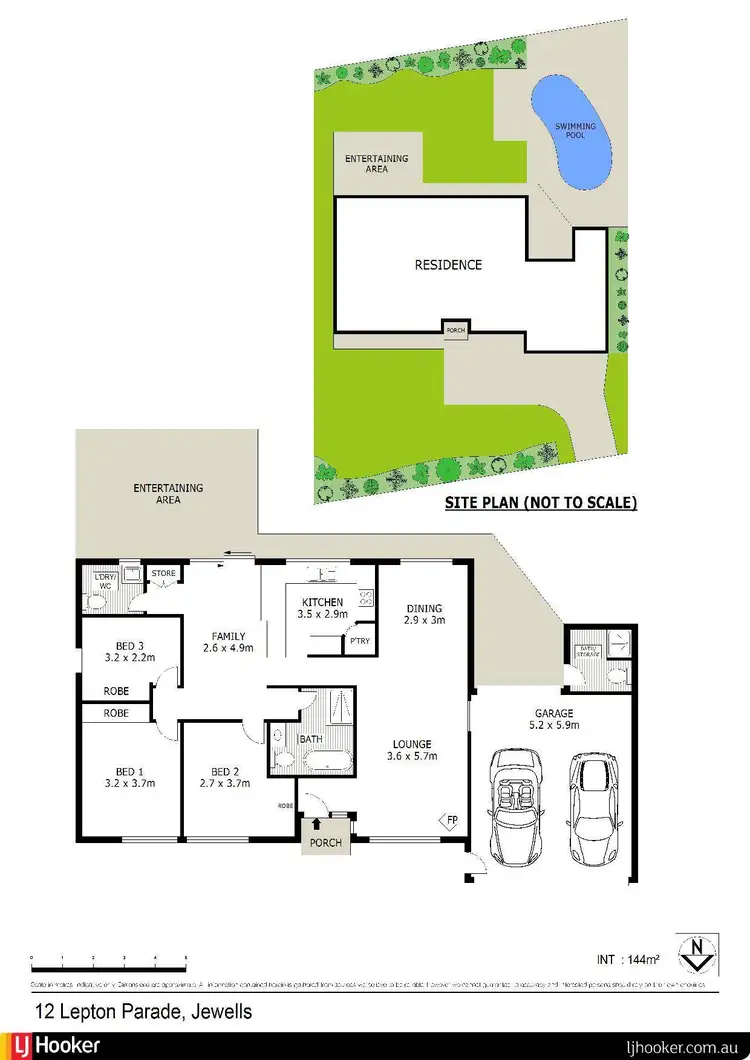 Floorplan of Homely house listing, 12 Lepton Parade, Jewells NSW 2280