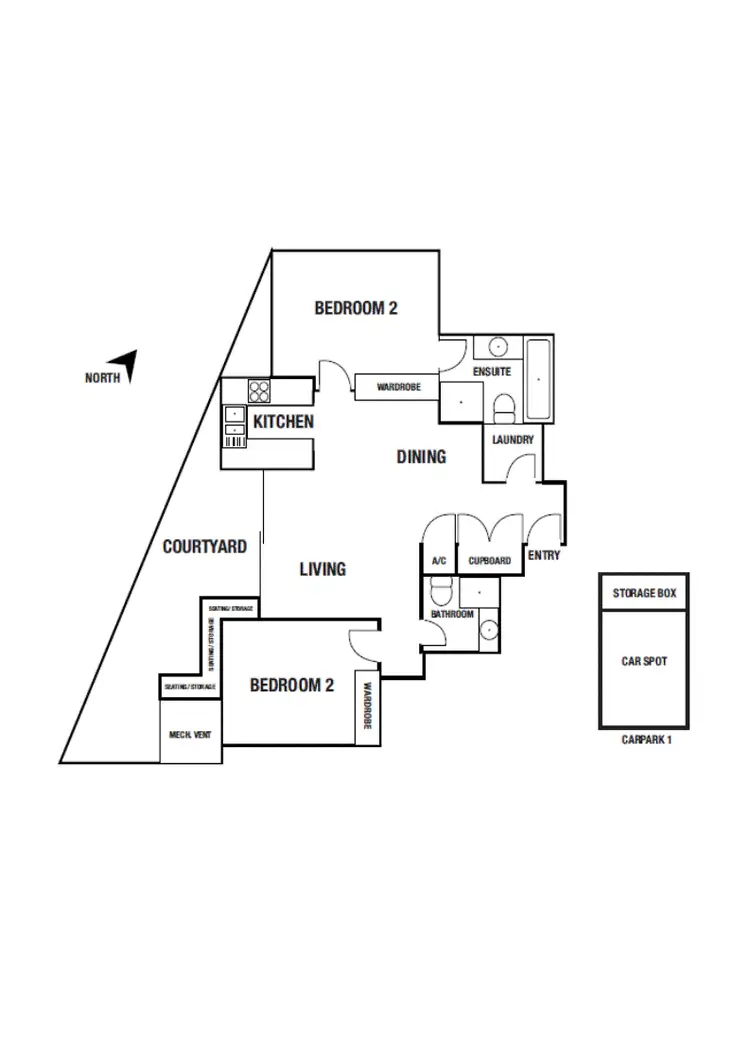 Floorplan of Homely unit listing, 6/80 Bonar Street, Wolli Creek NSW 2205