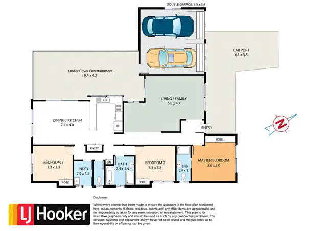 Floorplan of Homely house listing, 30 Colebee Crescent, Hassall Grove NSW 2761