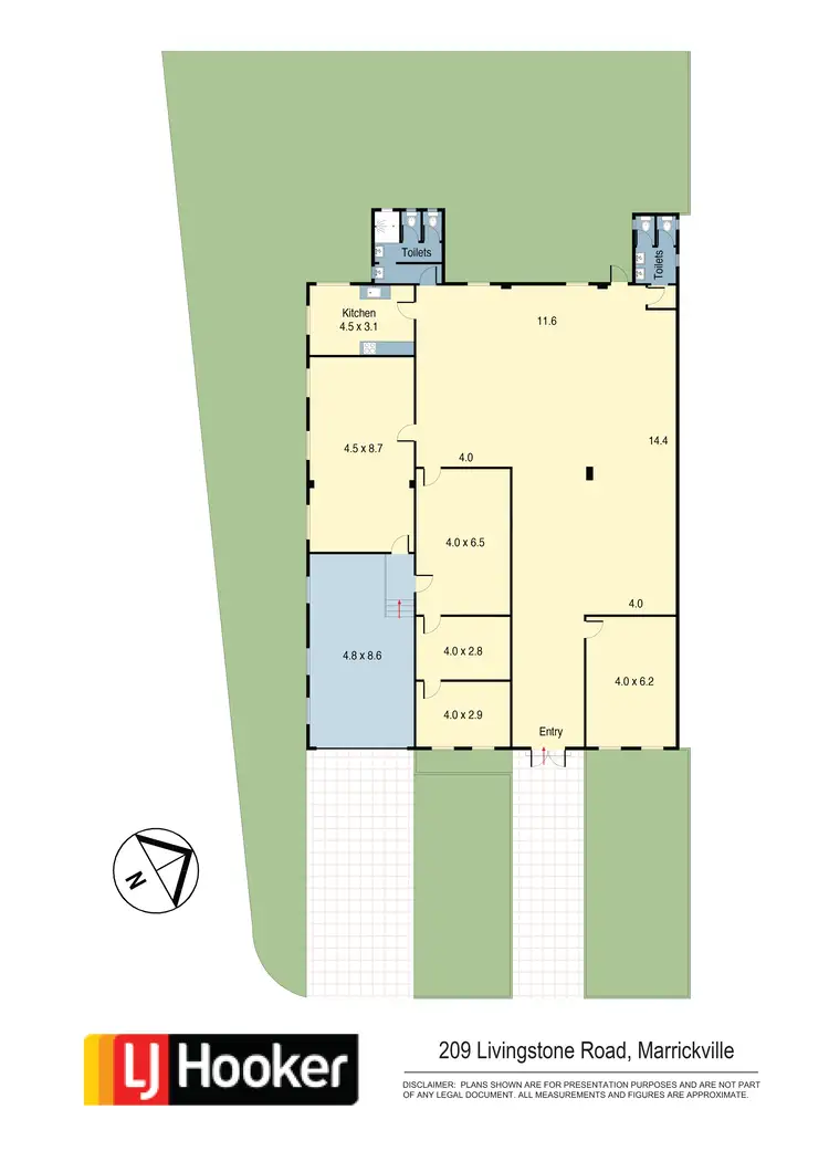 Floorplan of Homely house listing, 209 Livingstone Rd, Marrickville NSW 2204