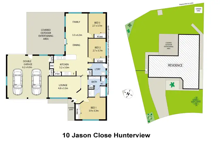 Floorplan of Homely house listing, 10 Jason Close, Singleton NSW 2330