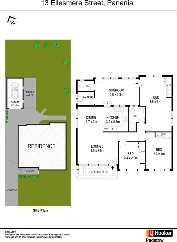 Floorplan of Homely house listing, 13 Ellesmere Street, Panania NSW 2213