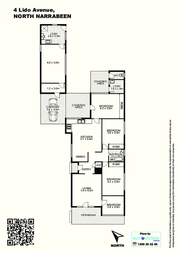 Floorplan of Homely house listing, 4 Lido Avenue, North Narrabeen NSW 2101