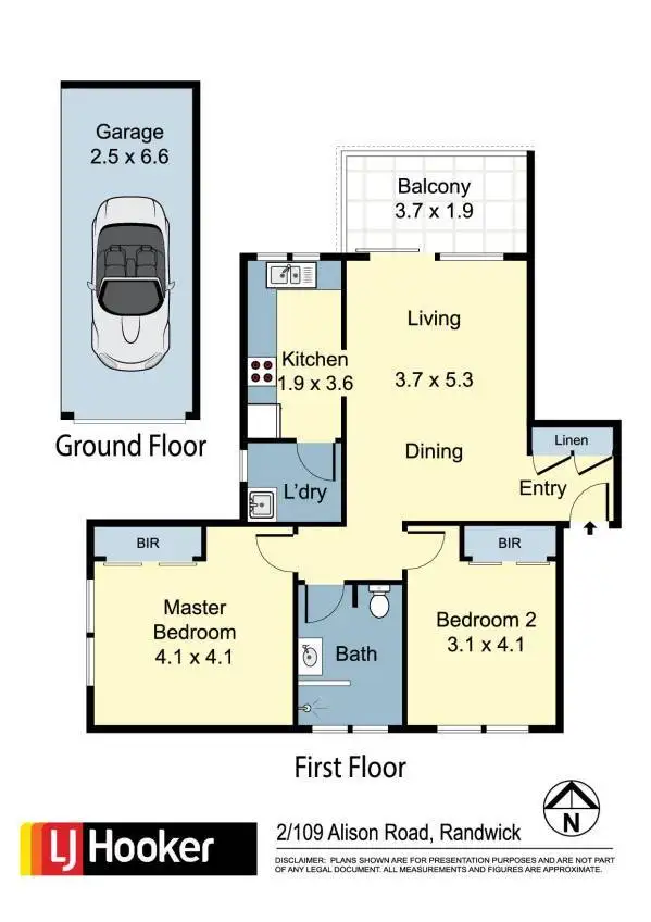 Floorplan of Homely apartment listing, 2/109 Alison Road, Randwick NSW 2031