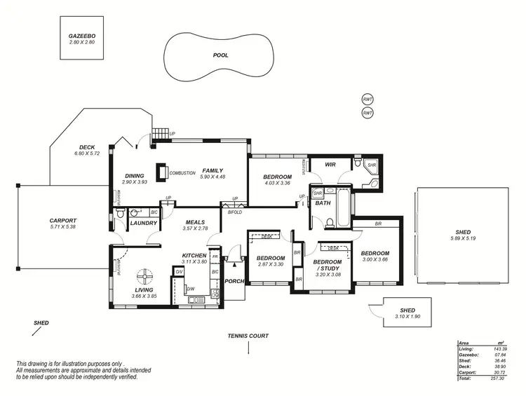 Floorplan of Homely house listing, 19 Keroma Drive, Aldgate SA 5154